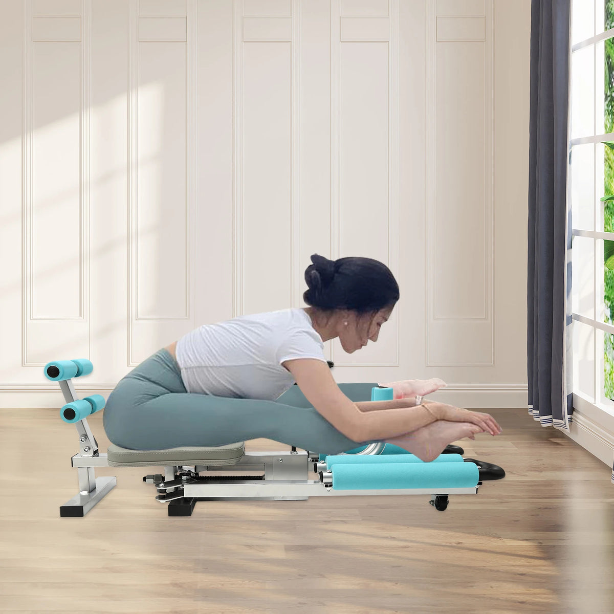 Heavy-Duty Leg Stretcher Machine for Dance, Yoga & Martial Arts