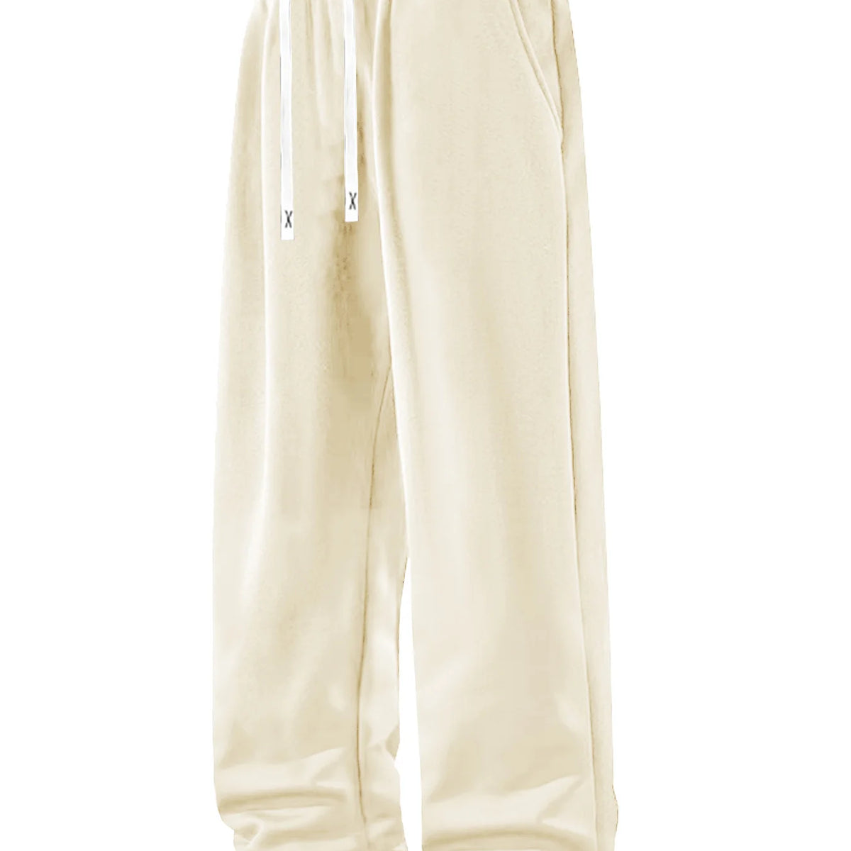 Men's Straight Leg Hiking & Jogging Pants with Drawstring