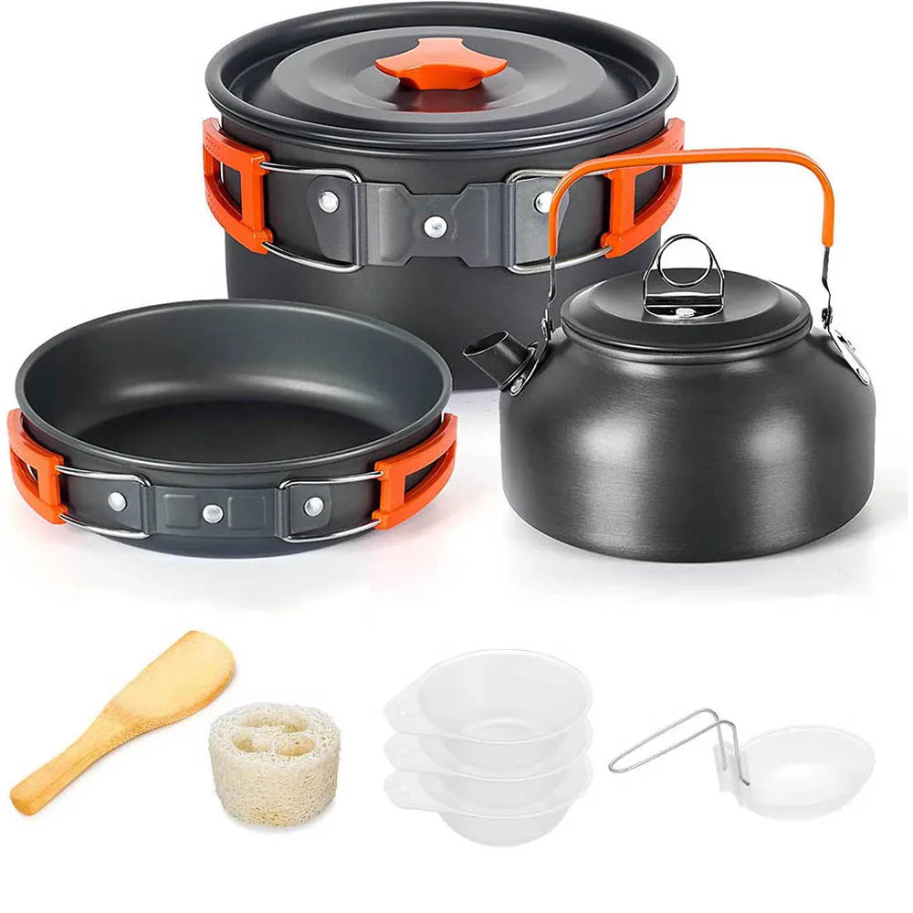 Foldable Aluminum Camping Cookware
