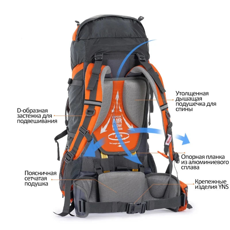 Naturehike 70L Backpack for Hiking & Camping