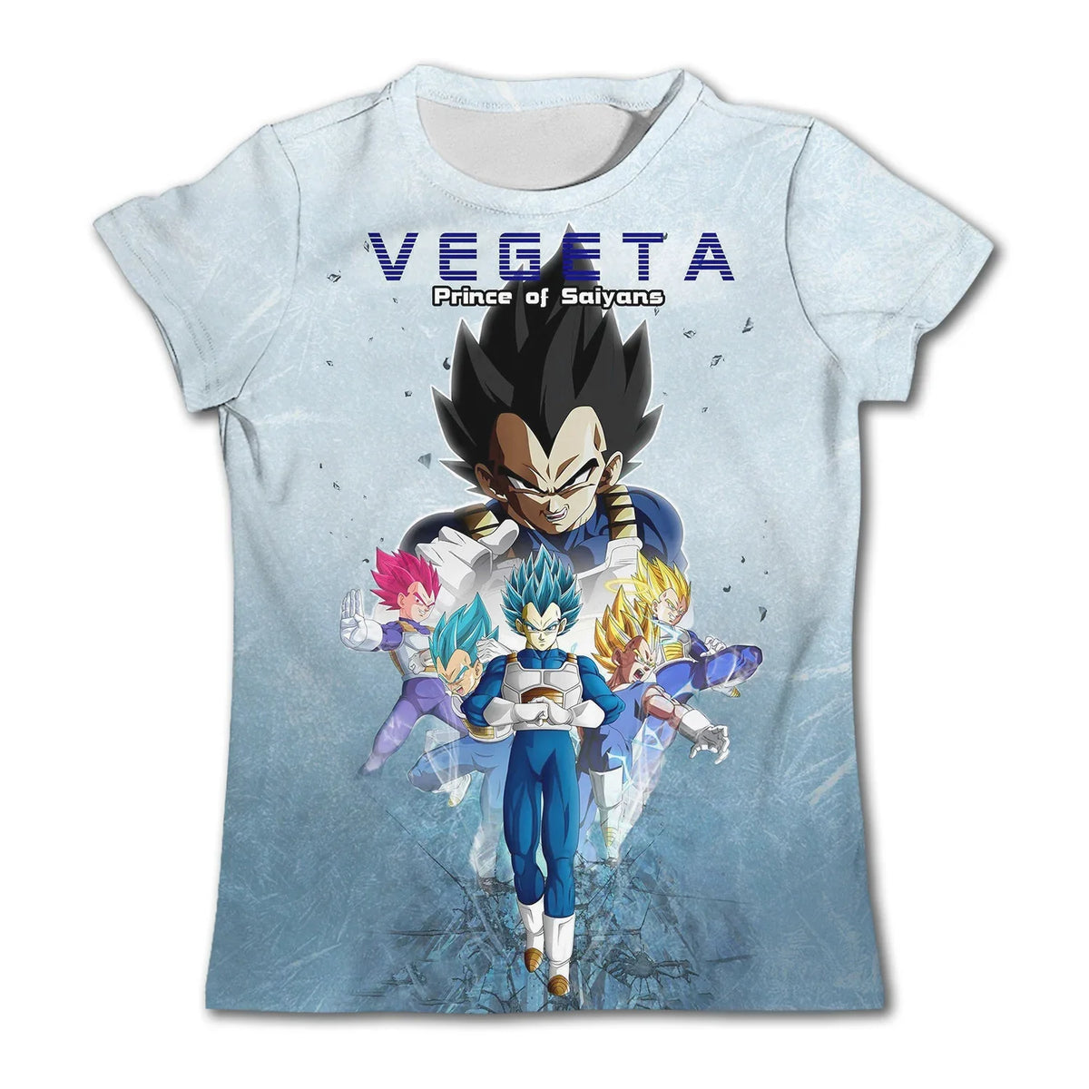 Boys Dragon Ball Goku & Vegeta Summer Anime T-Shirt
