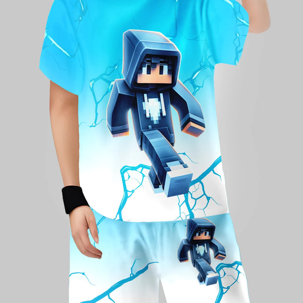Boys' Block Character Print Short Sleeve T-Shirt