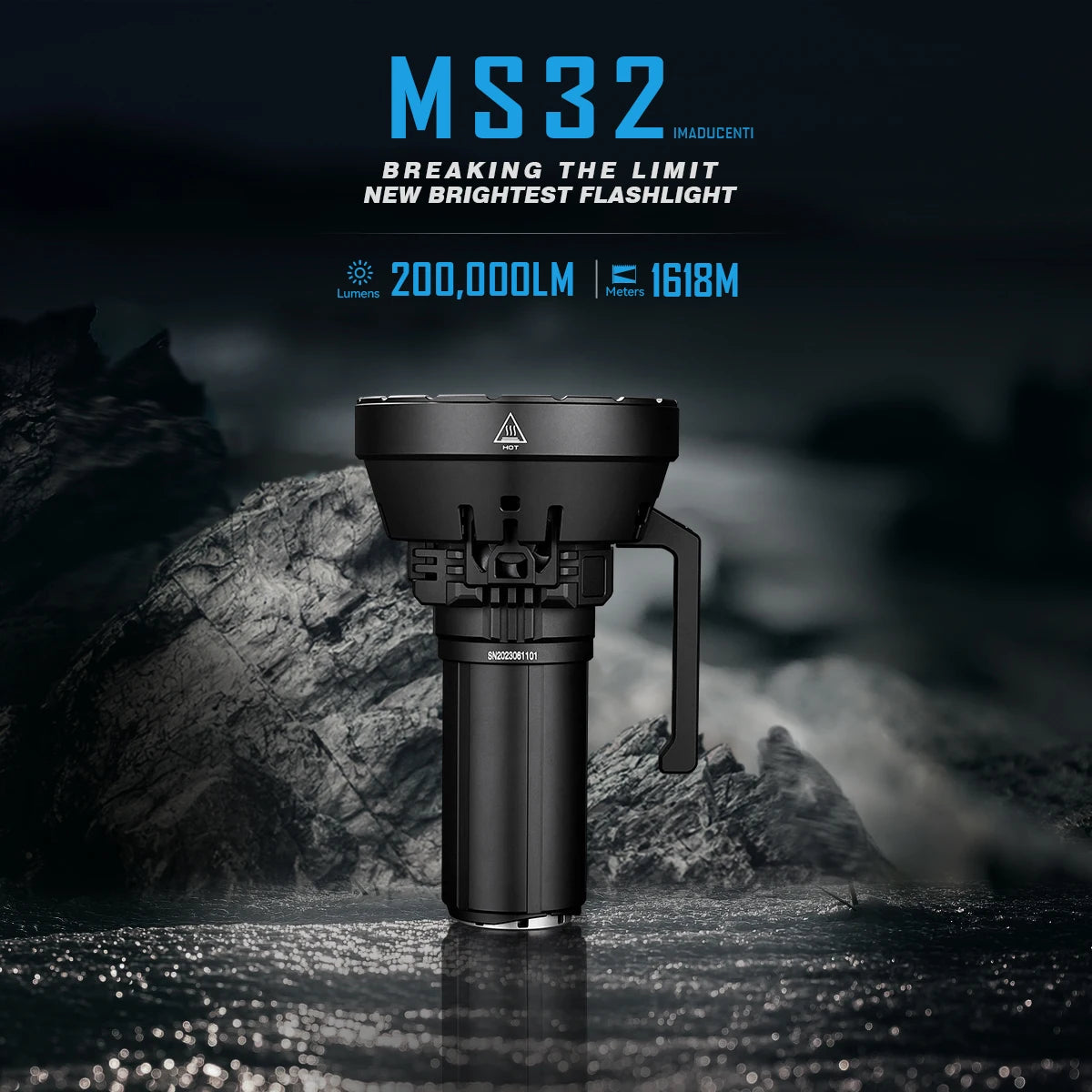 Professional-Grade Searchlight for Outdoor Adventures 24 Hour Sport