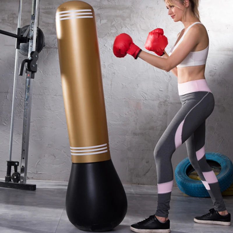 Unleash Your Inner Fighter: Inflatable Tumbler Punching Bag