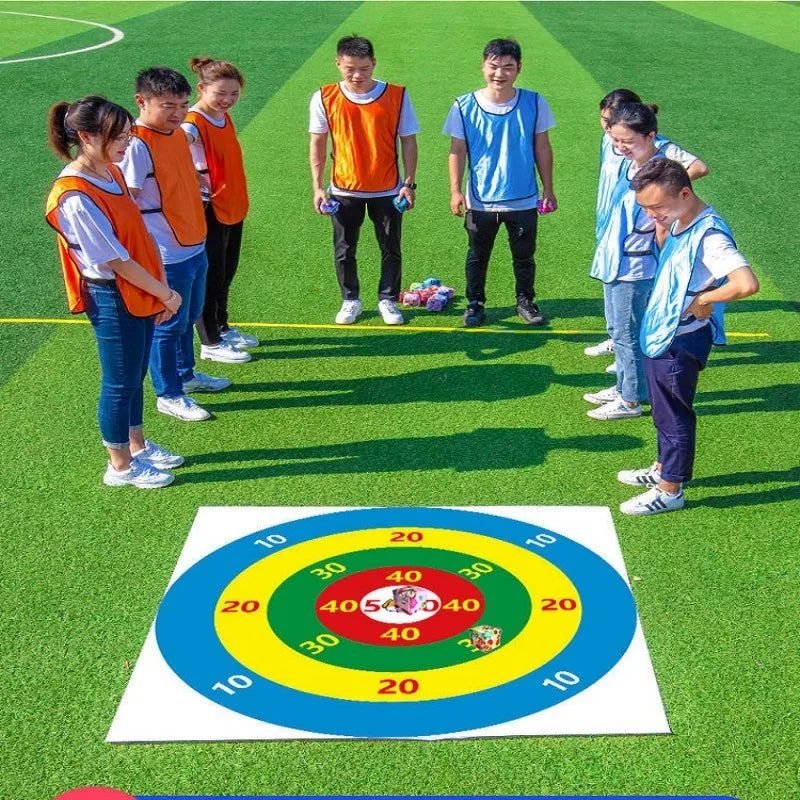 Interactive Parent-Child Sandbag Games for Team Building