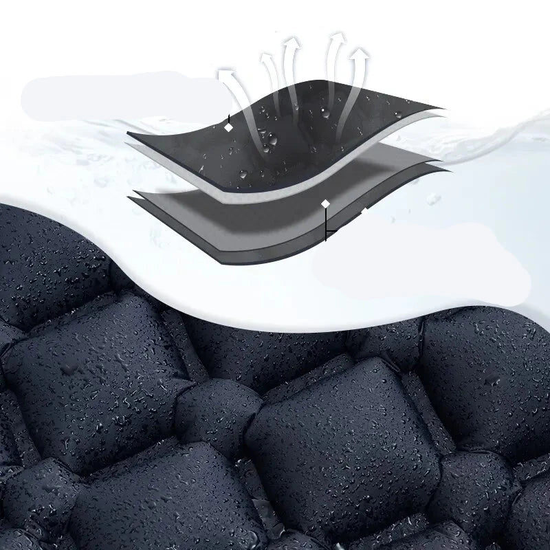 Inflatable Camping Mattress with Built-in Pump