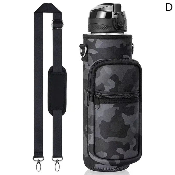 Large Water Bottle Sleeve with Phone Pouch & Carrying StrapWater Bottles24 Hour Sport