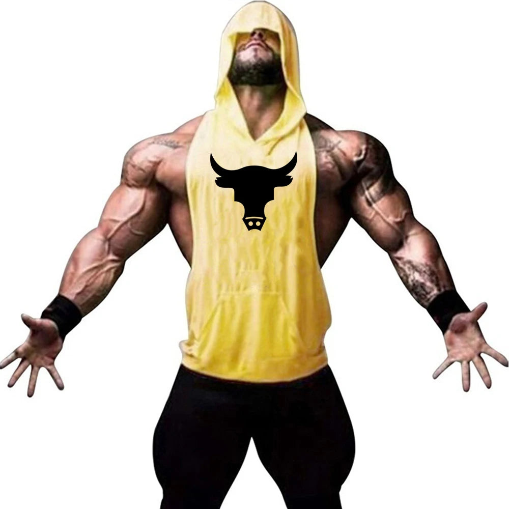 Bodybuilding Hooded Tank Perfect for Summer WorkoutsMen's shirt24 Hour Sport