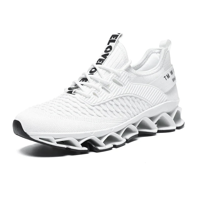 Men's Shoes Autumn Season New Soft Soled Simple Casual Sneakers Shoes Platform Mesh Breathable Lace Up Casual Running Shoes 24 Hour Sport