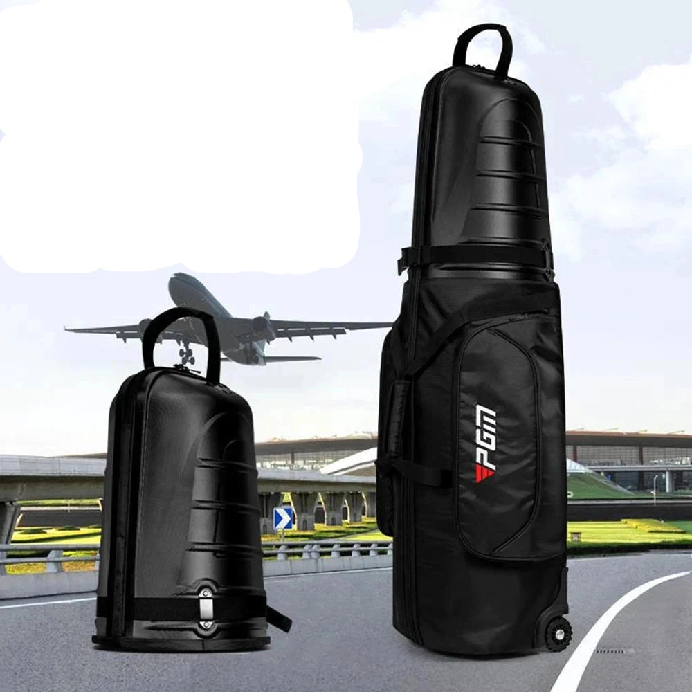 Premium Golf Travel Bag: Roller, Hard Case, Anti-Collision