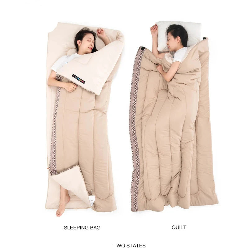 Comfortable Cotton Sleeping Bag for Spring, Summer, and Fall