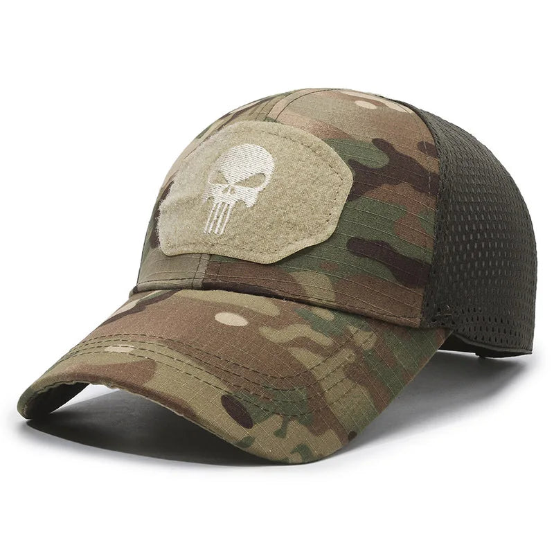 Breathable Tactical Sun Outdoor Half-Net Baseball Cap