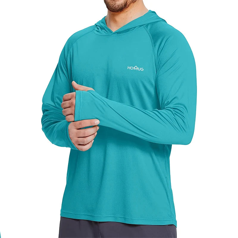 Long Sleeve Sun Protection Hoodie Quick-Dry Fishing Gear
