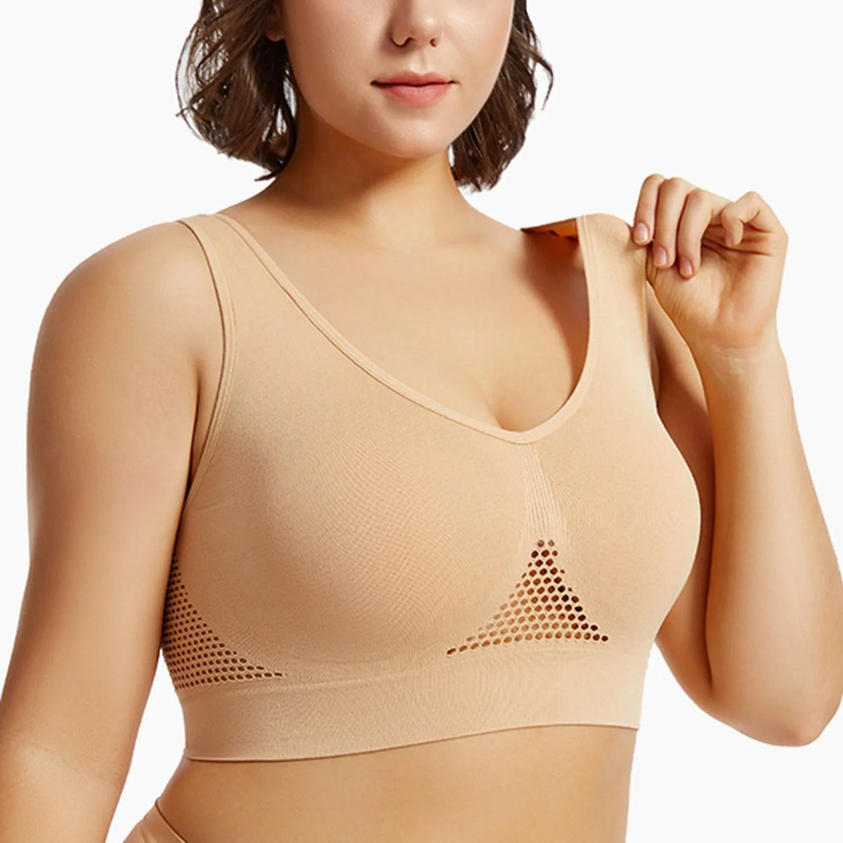 Women's Plus-Size Wireless Sports Bra