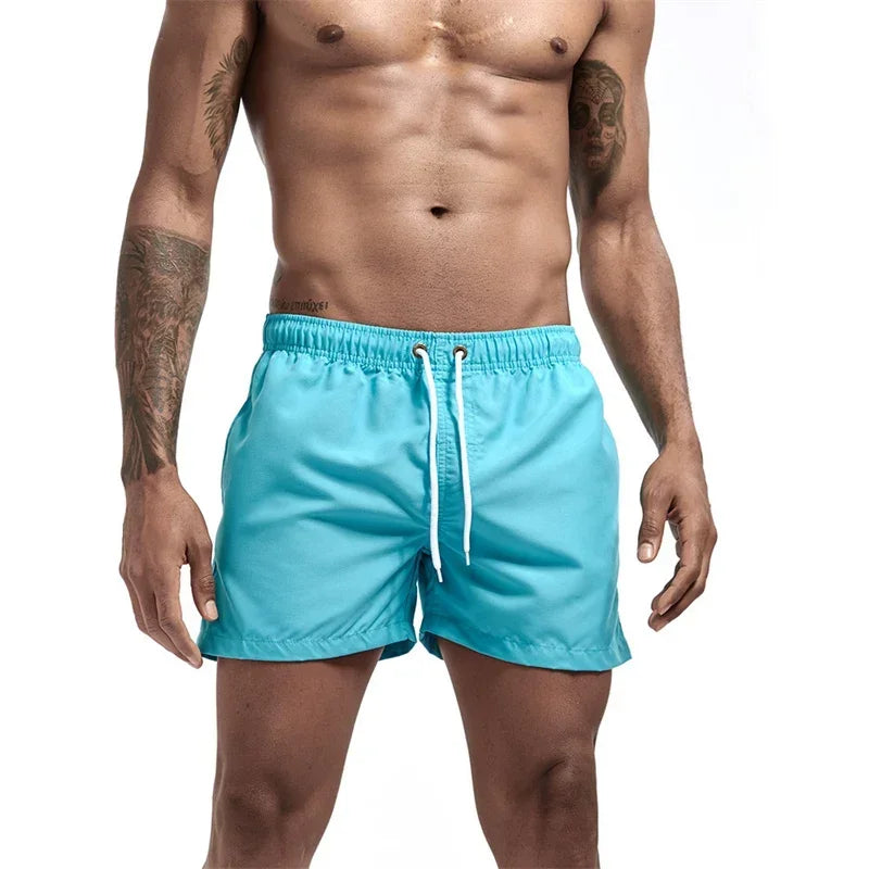 Men's Quick Dry Swim Trunks with Mesh Lining