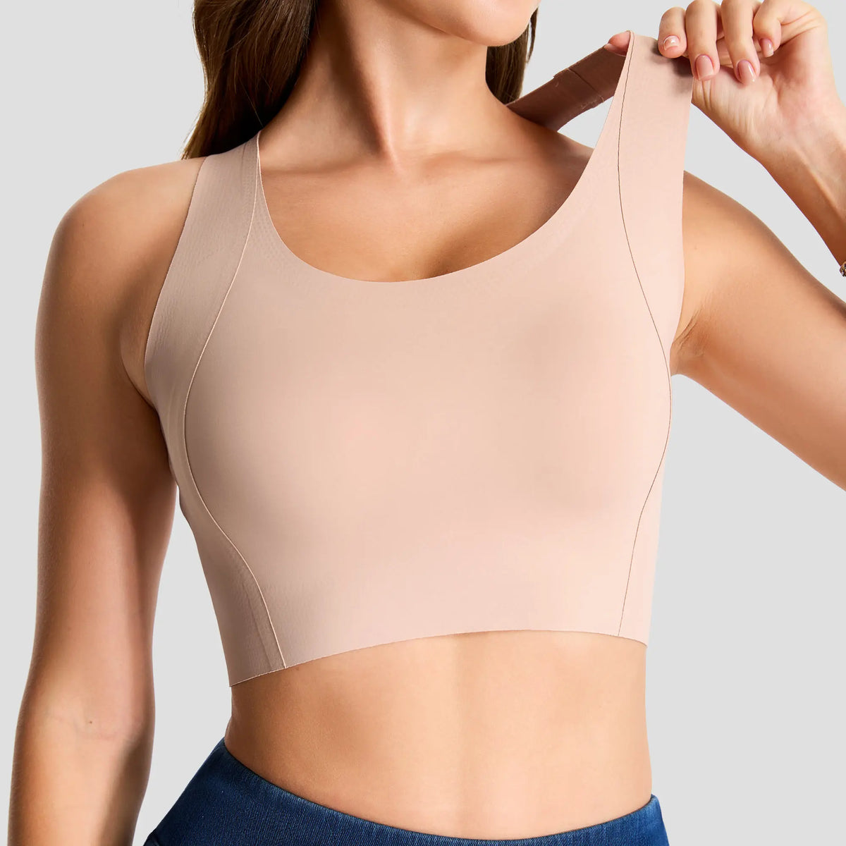 Seamless Wireless Padded Low Impact Sports Bra
