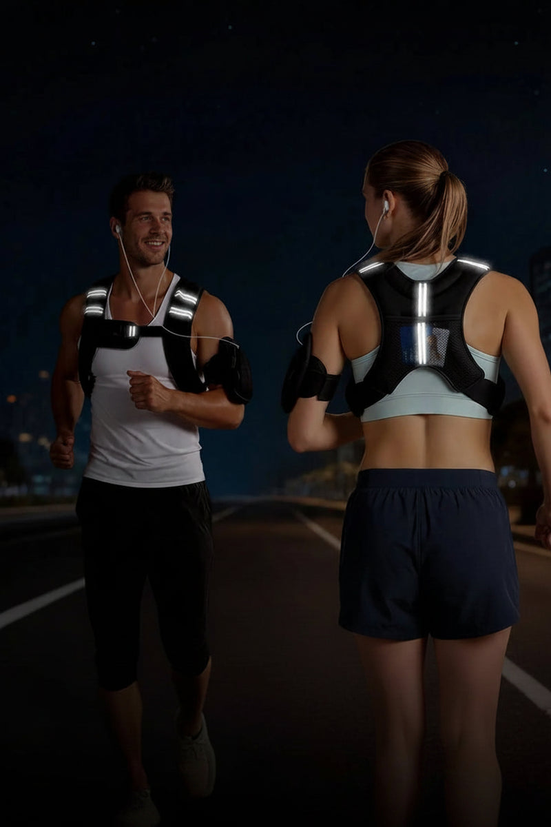 Reflective Body Weight Vest for Running & Strength Training