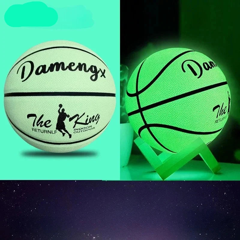 Glow-in-the-Dark Training Basketball for All Skill Levels