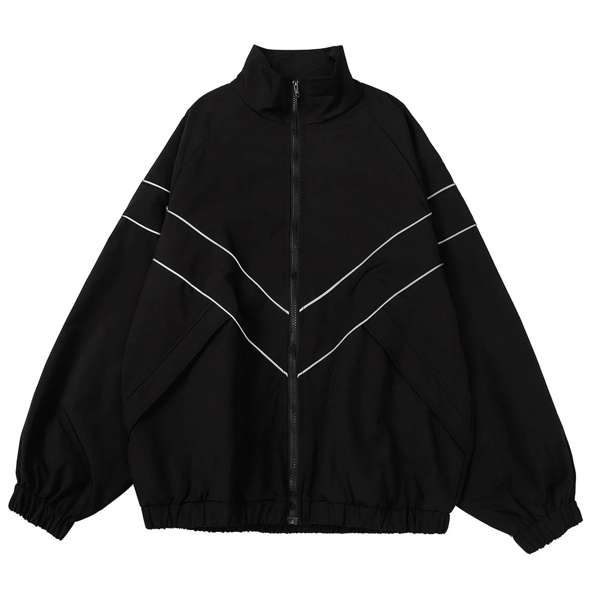 Stay Visible, Stay Stylish: Reflective Striped Jacket