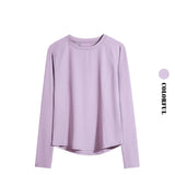 DRUR Fitness T-shirts Women Running Shirts Long Sleeve Quick Dry Breathable Sports Top Jogger Workout Pullover Top Sportswear 24 Hour Sport