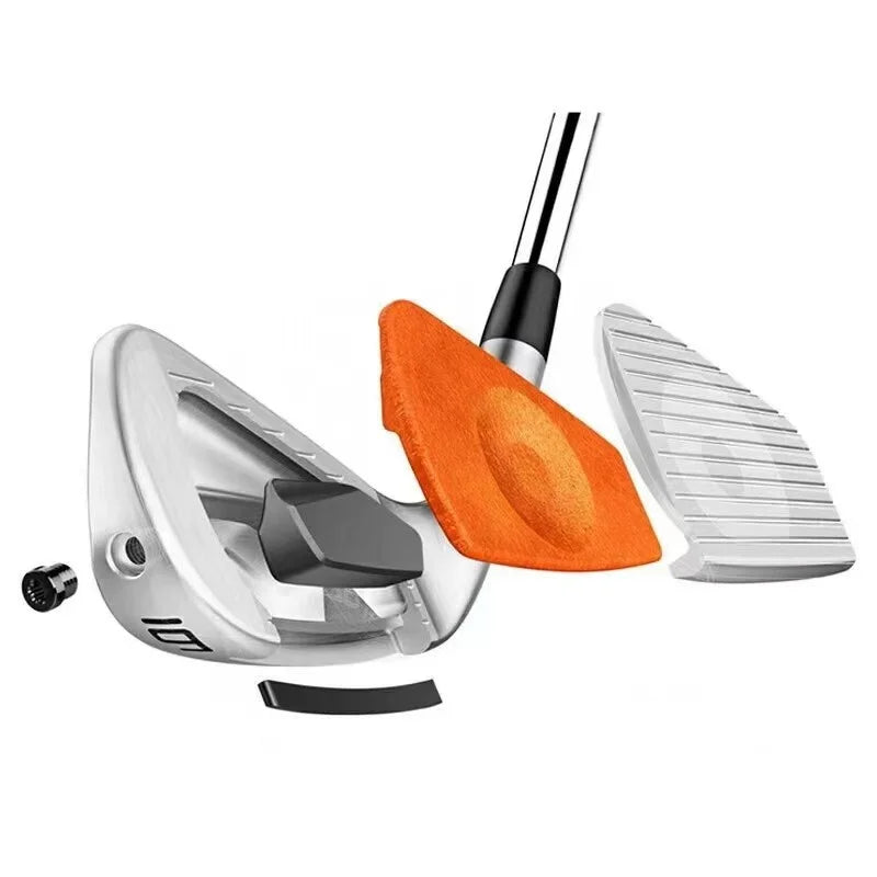 7-Piece Golf Iron Set: Silver, 4-9P, R/S Flex