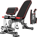 Foldable Weight Bench with 600lb Capacity
