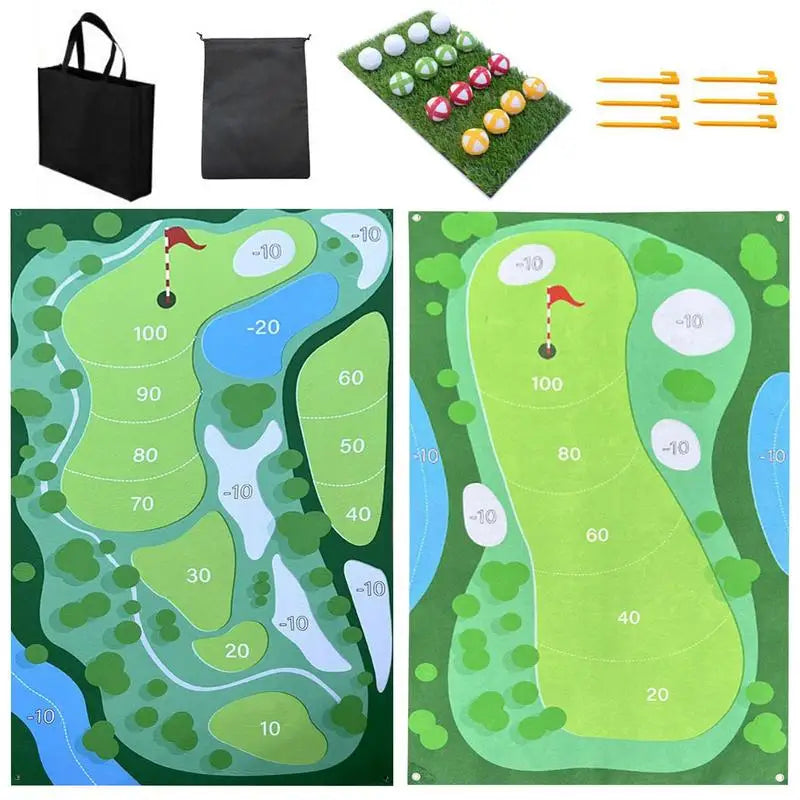 Perfect Your Swing: Golf Practice Mat Set for All Skill Levels