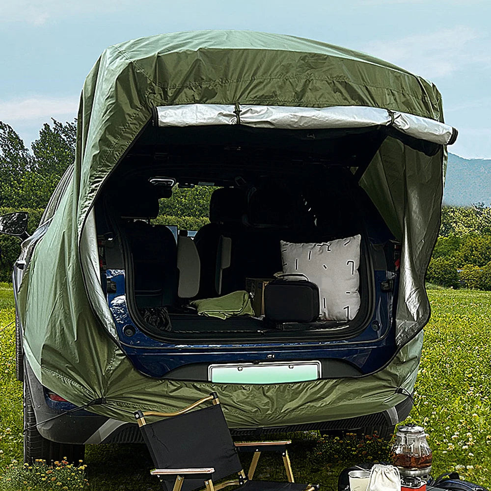 Pop-Up Car Trunk Tent with Sunshade