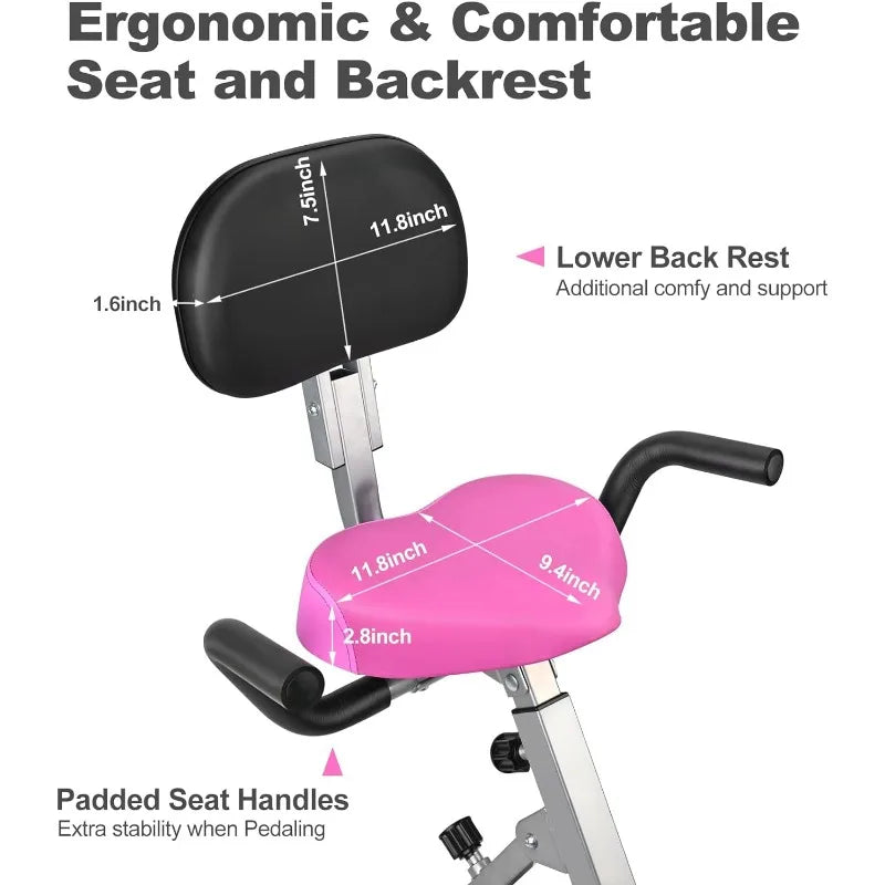 Space-Saving Recumbent Bike: Easy to Store, Easy to Use