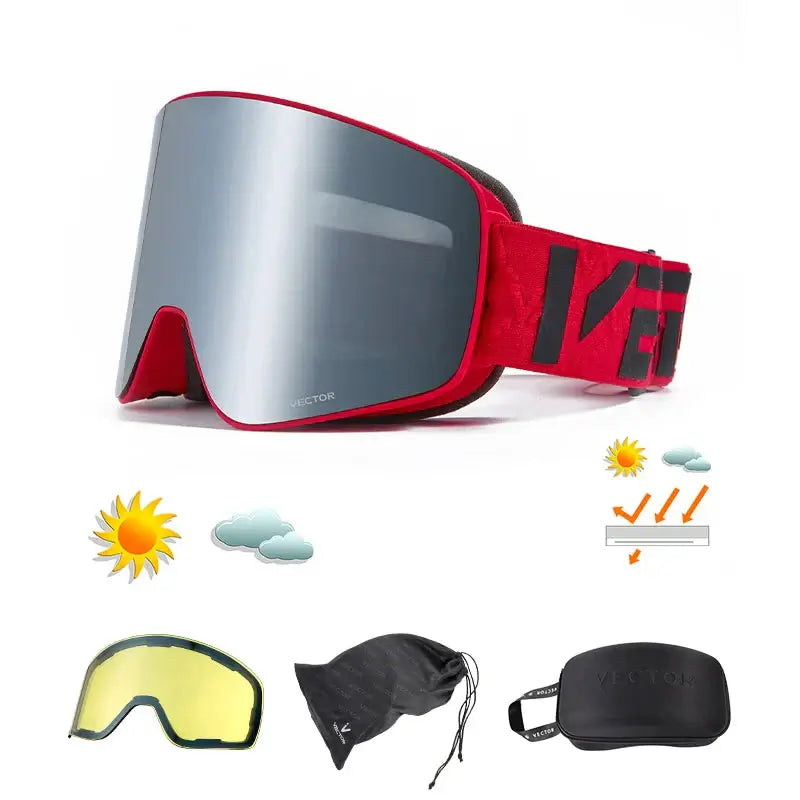  Grey Goggles Set