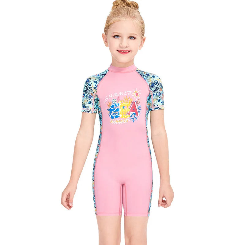 Youth One-Piece Swimwear featuring Unicorn Designs (Ages 2-12)