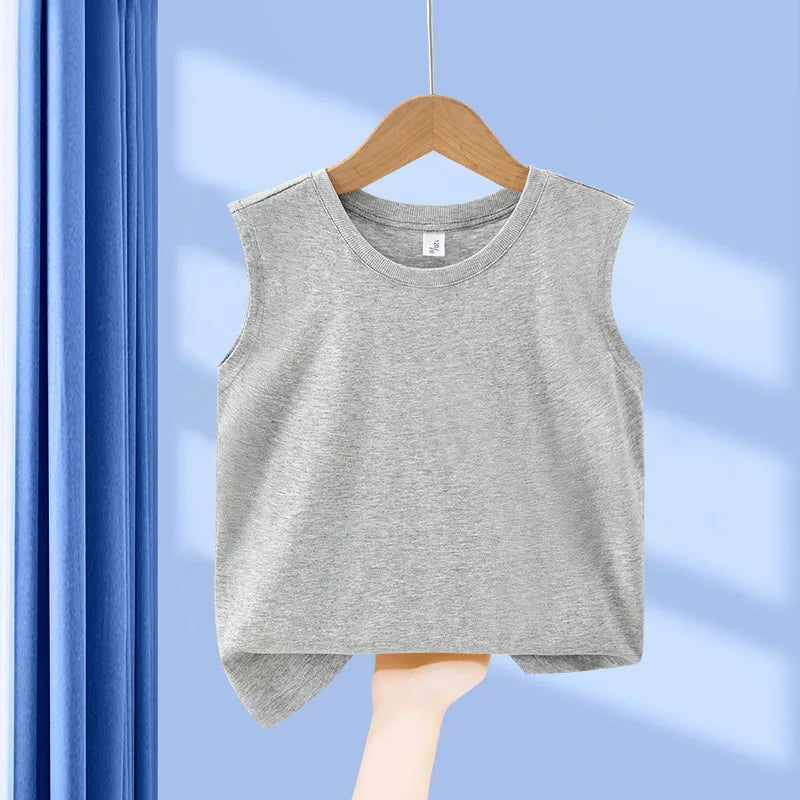 Kids' Cotton Vest & Sleeveless Tank for Summer