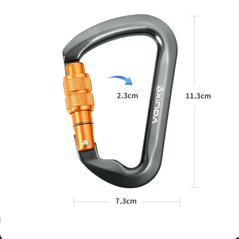 High-Strength Aluminum Carabiner: Perfect for Outdoor EnthusiastsSafety Accessories24 Hour Sport