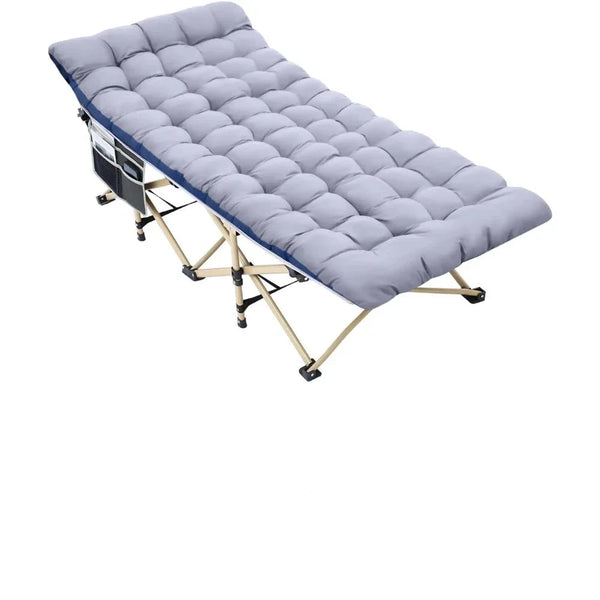 450lb Max Load Camping Cot with Pad
