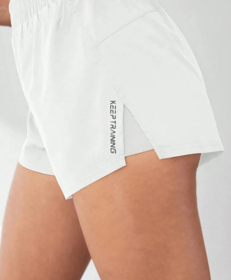 Quick-Dry 2-in-1 Running & Gym Shorts for Women