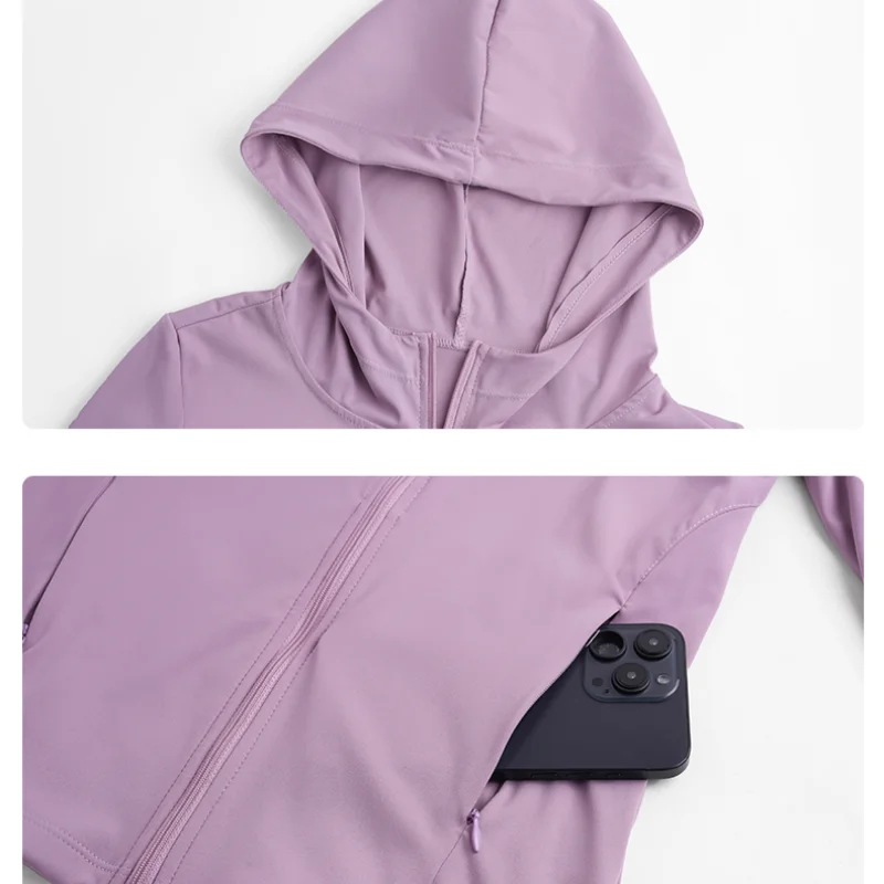 Women's Gym Sets: High-Waisted Leggings & Jacket
