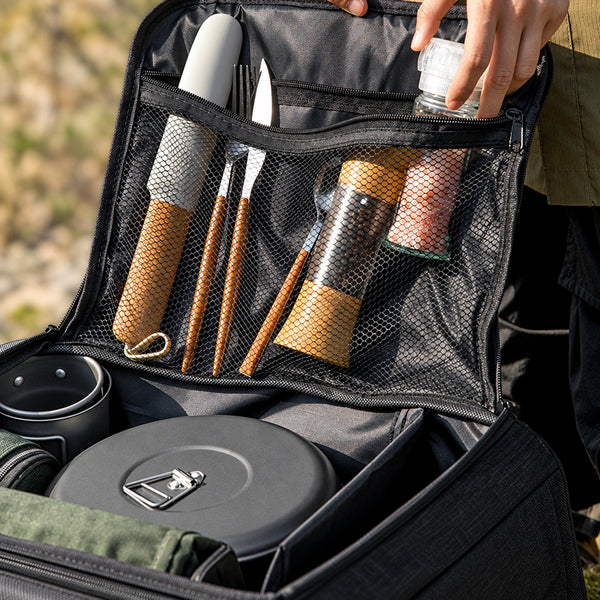 Foldable Camping Gas Tank & Cookware Storage Bag