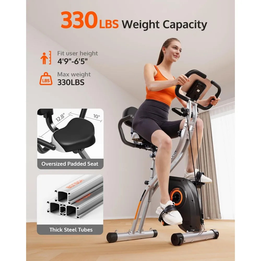 Portable and Powerful: Folding Exercise Bike for Seniors