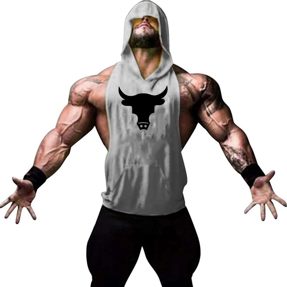 Bodybuilding Hooded Tank Perfect for Summer WorkoutsMen's shirt24 Hour Sport