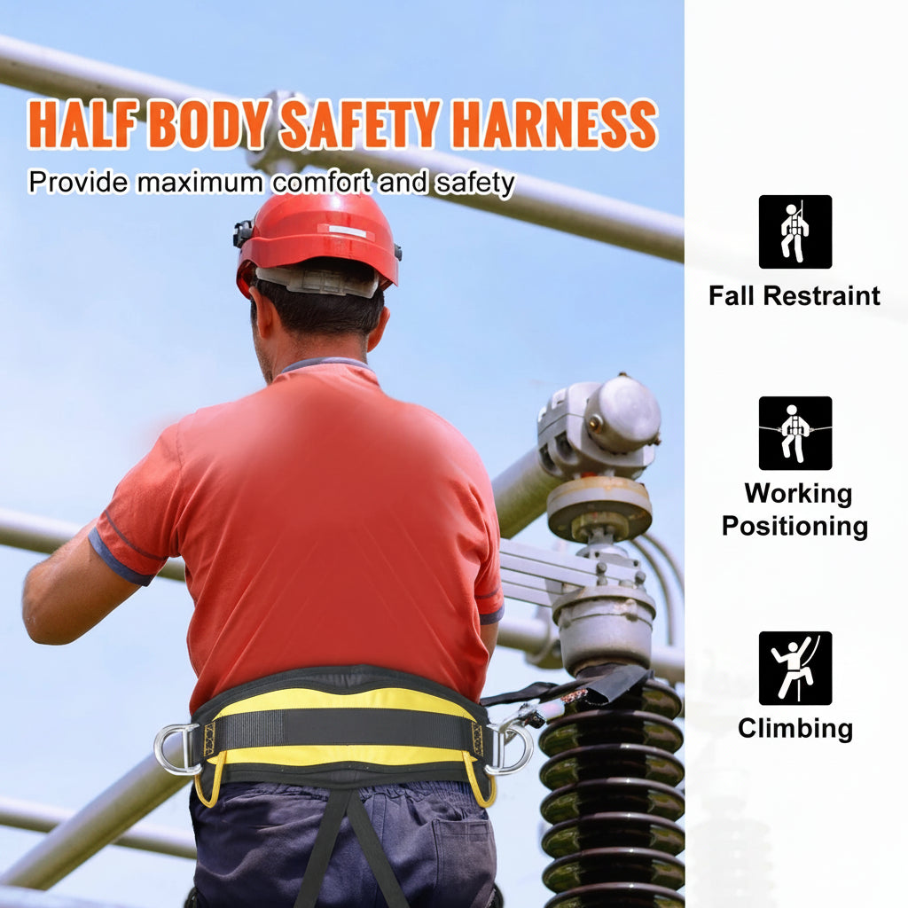 Half-Body Safety Harness Multi-Purpose Rock & Tree Climbing