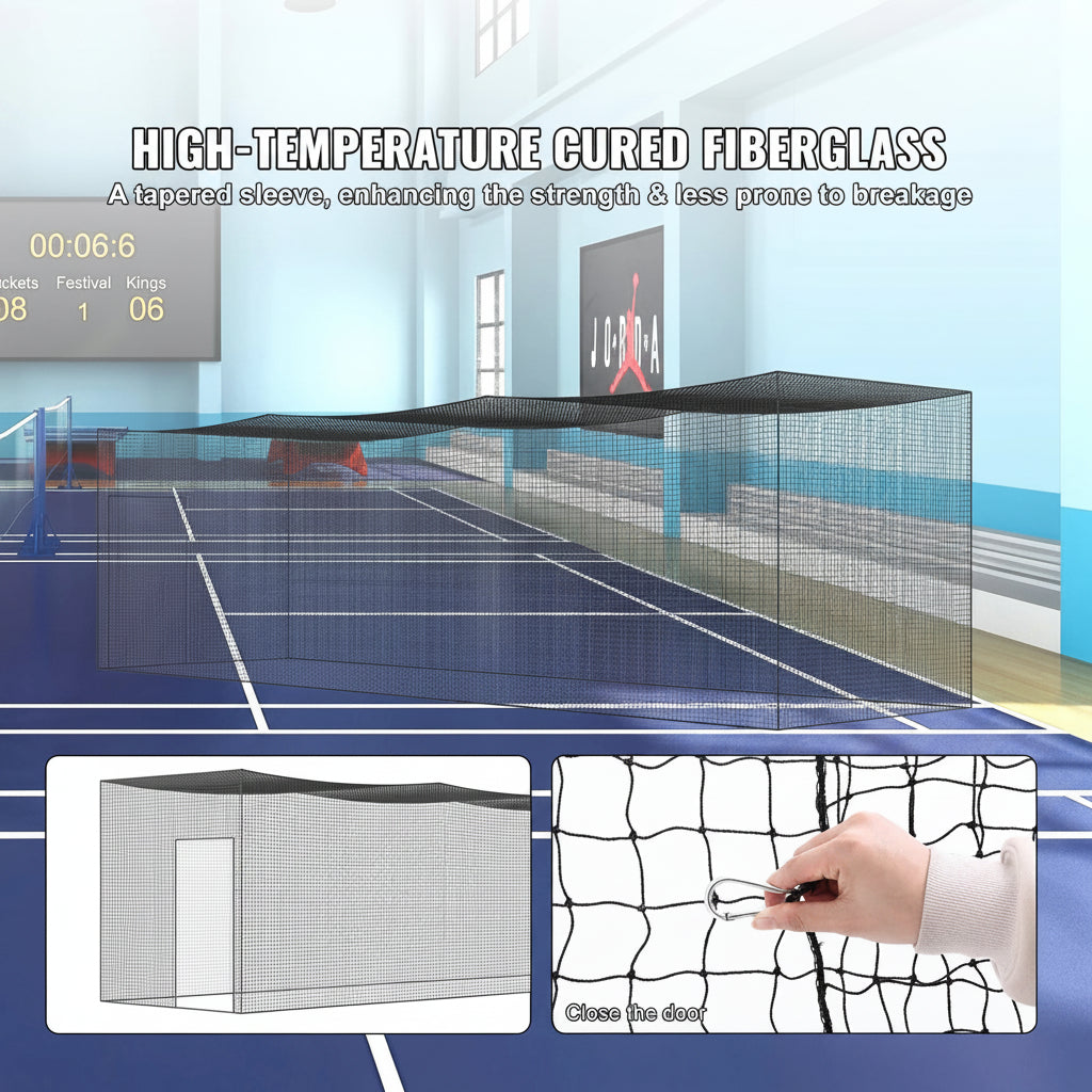 Professional Baseball Batting Heavy-Duty Portable Practice Net