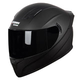 ROCK RUFI Full Face Motorcycle Helmet - Dual Lens DOT Certified All-Season Helmet 24 Hour Sport