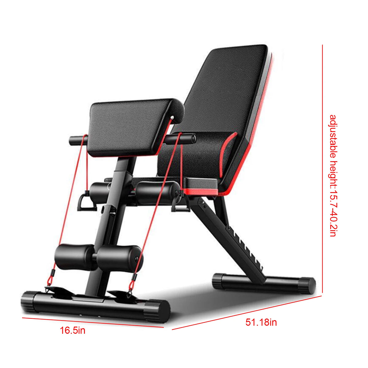 Heavy-Duty Adjustable Weight Bench