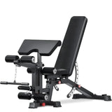 Adjustable Weight Bench with Leg Extension and Preacher Curl
