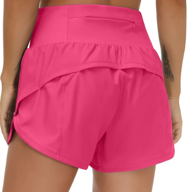 Stay Active in Style: High-Waisted Workout Shorts