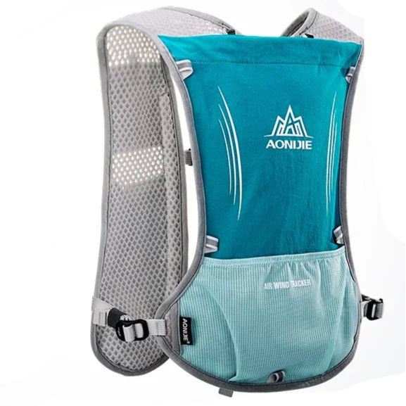 Running & Hiking Hydration Vest: 5L Capacity, 2L Bladder Included
