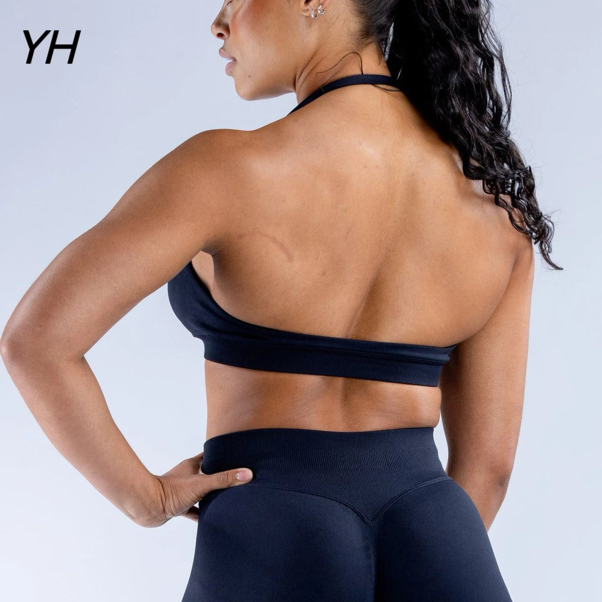 Wireless Yoga Bra with Open Back for Maximum Mobility