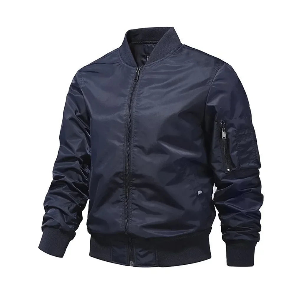 Versatile Men's Bomber Jacket: Perfect for Spring/Autumn