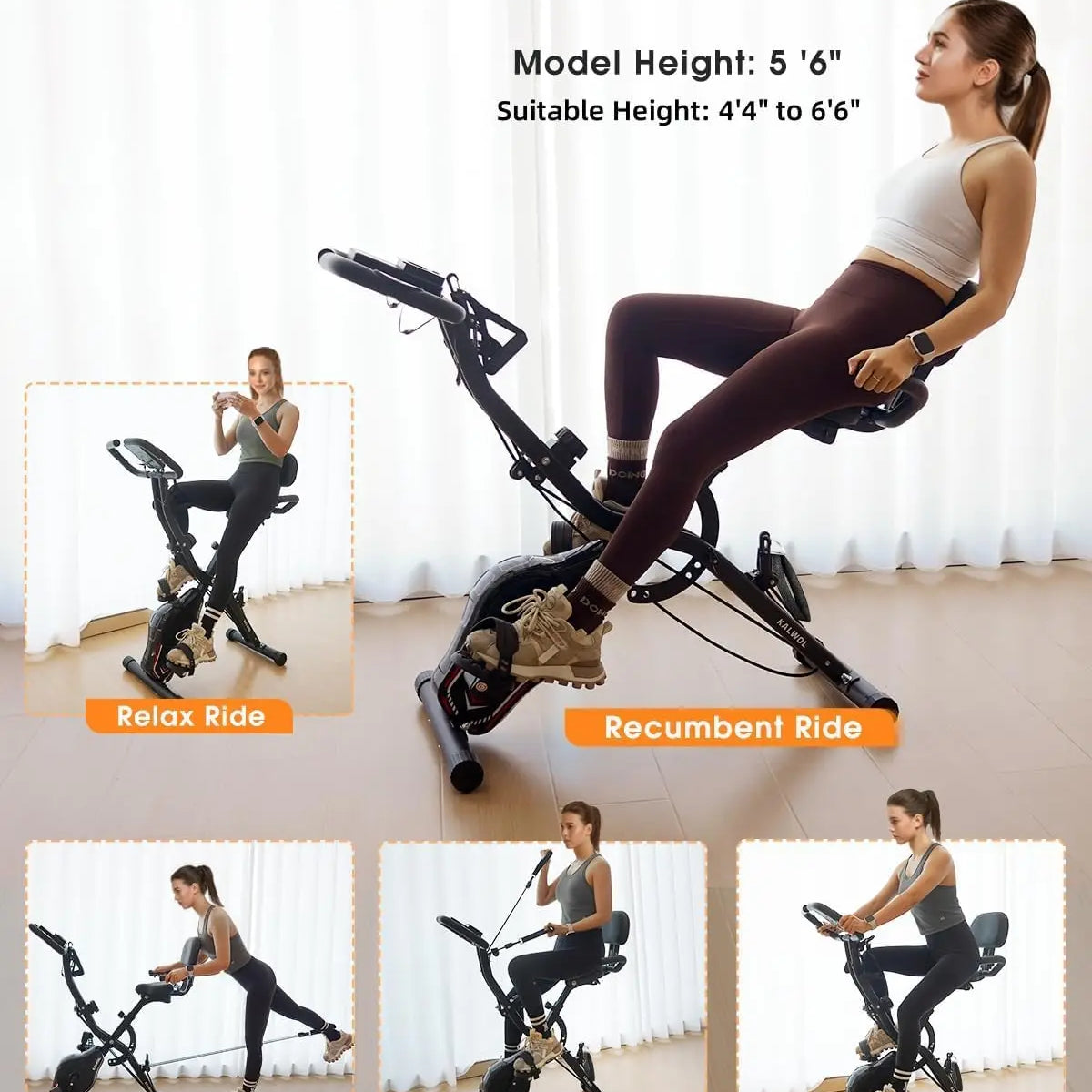 Transform Your Home Workout: 5-in-1 Folding Exercise Bike