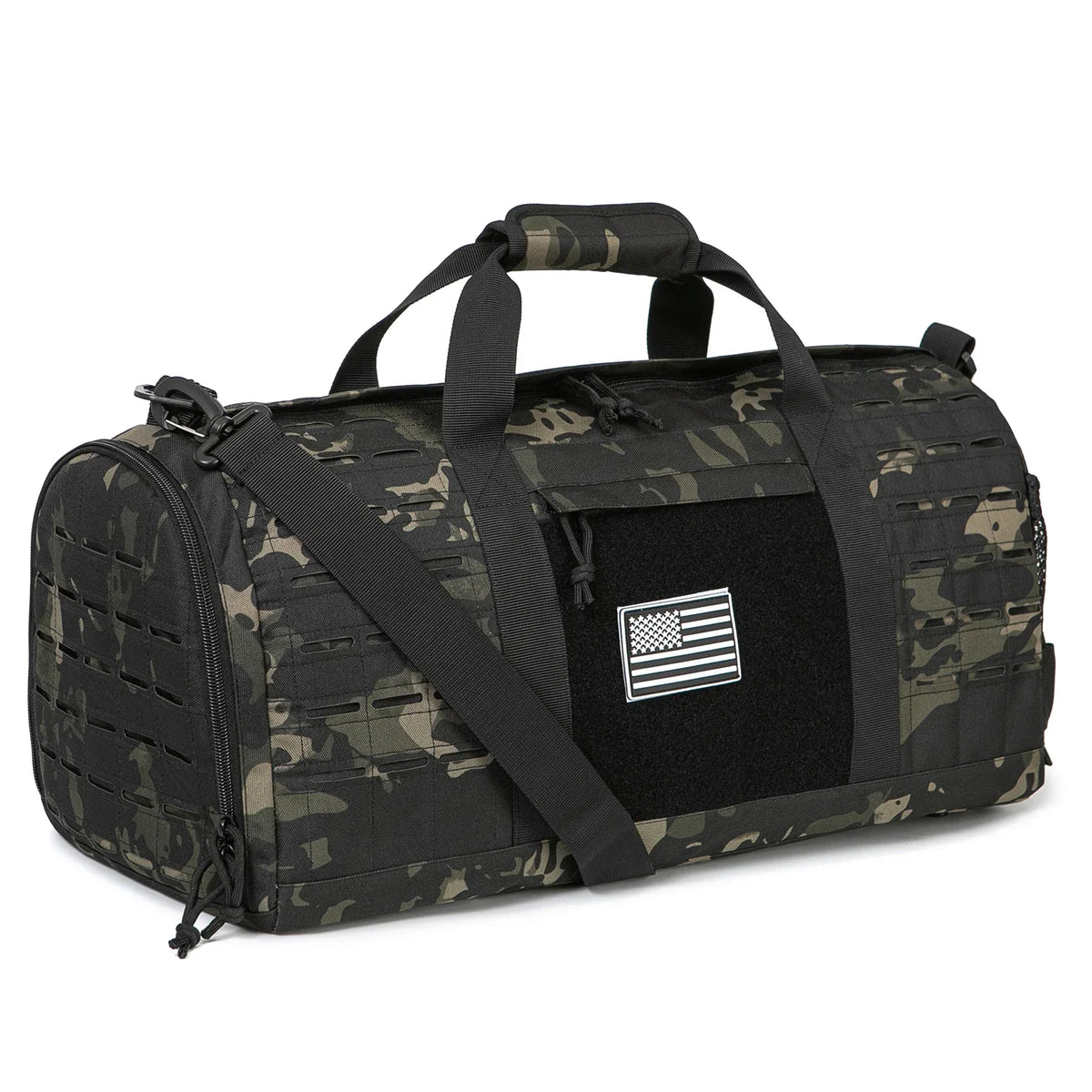 Tactical Fitness & Travel Bag with Shoe Compartment
